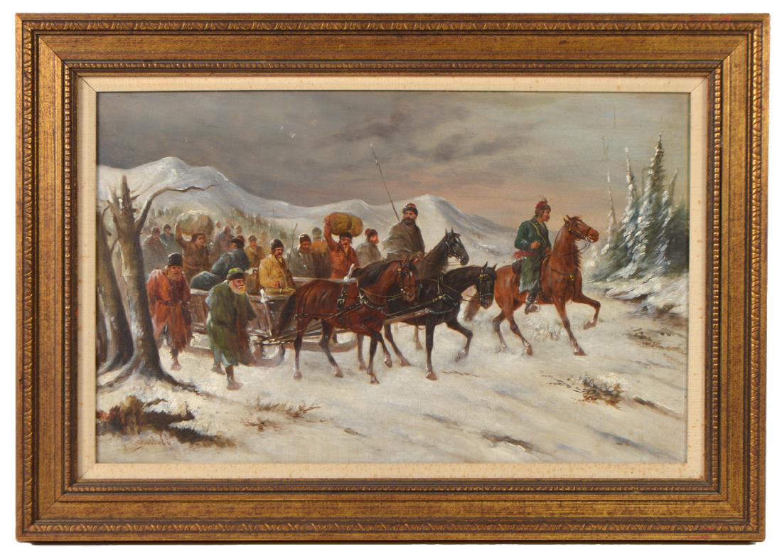 Adolf Baumuarter-Stoiloff Oil Painting on Canvas (1 of 10)