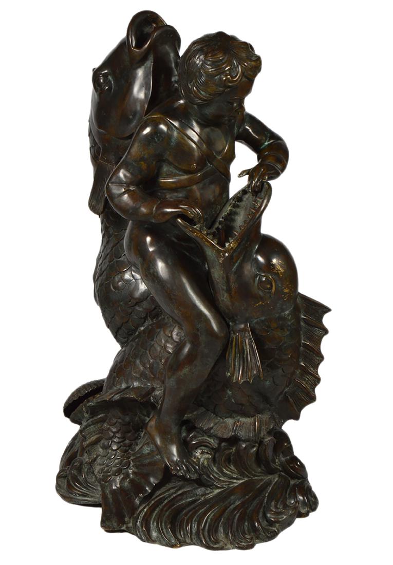 Large Bronze Vintage Fountain (1 of 12)