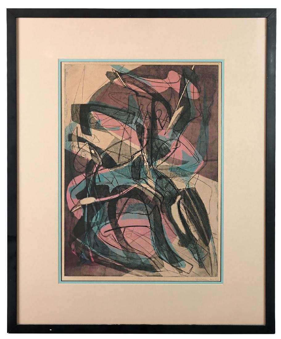 Stanley William Hayter 'Warriors' Color Etching (1 of 5)