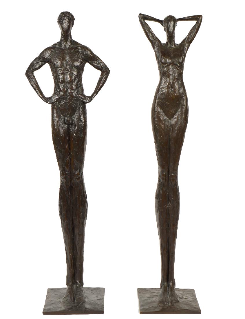 Tom Corbin Male & Female Bronzes Sculptures (1 of 19)