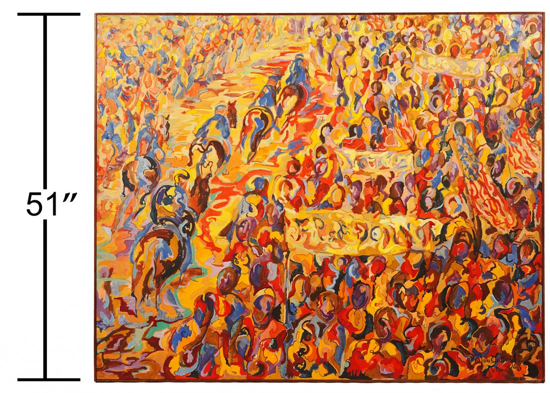 Quintus Jan Telting Civil Rights Painting 1966 (1 of 14)