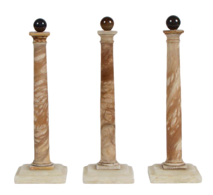 3 Grand Tour Marble Columns w/ Blue John Tops (1 of 18)