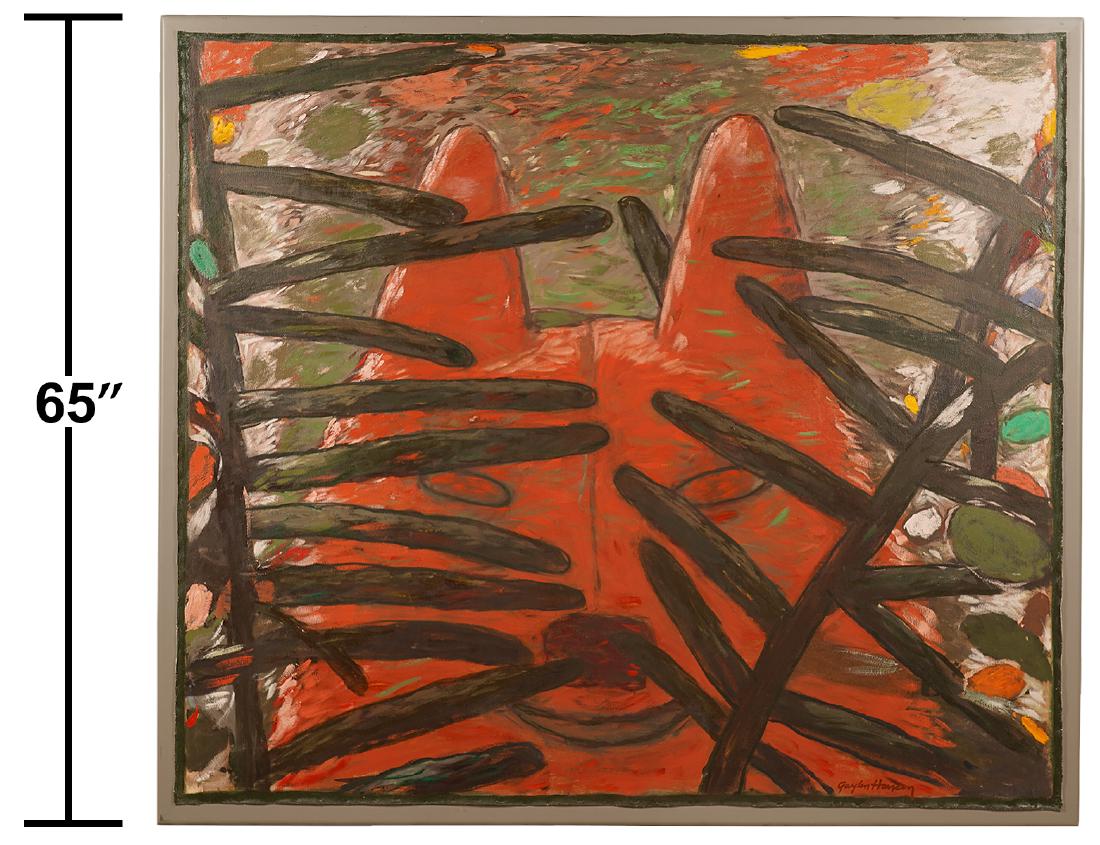 Gaylen Hansen 'Red Dog Head' Large O/C (1 of 10)