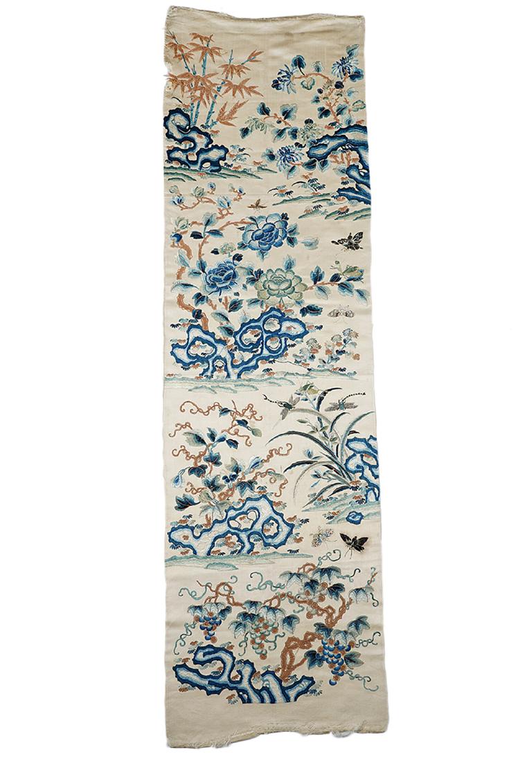 Chinese Embroidered Qing Dynasty Kesi Silk Panel (1 of 5)
