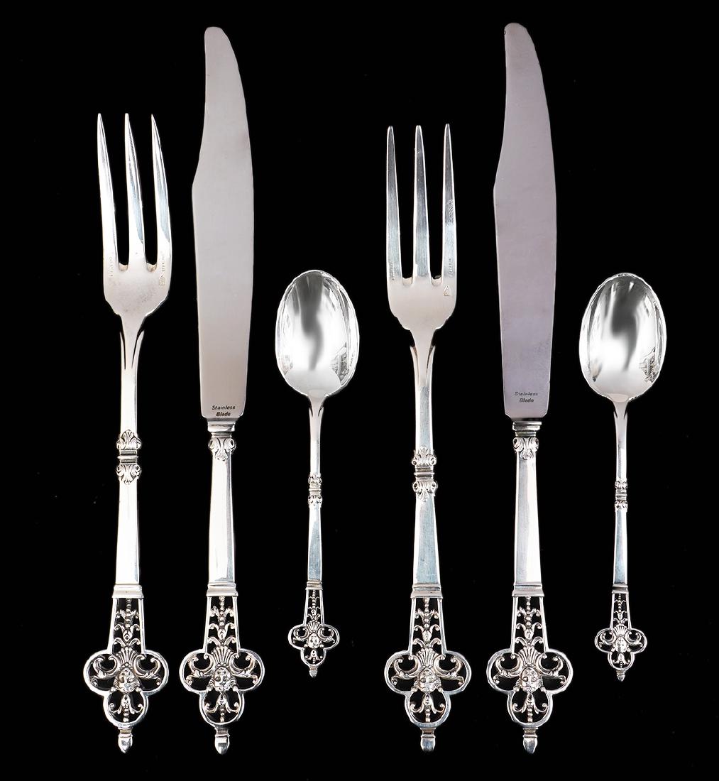 6 Pcs. Christofle Sterling 'Renaissance' Flatware (1 of 9)