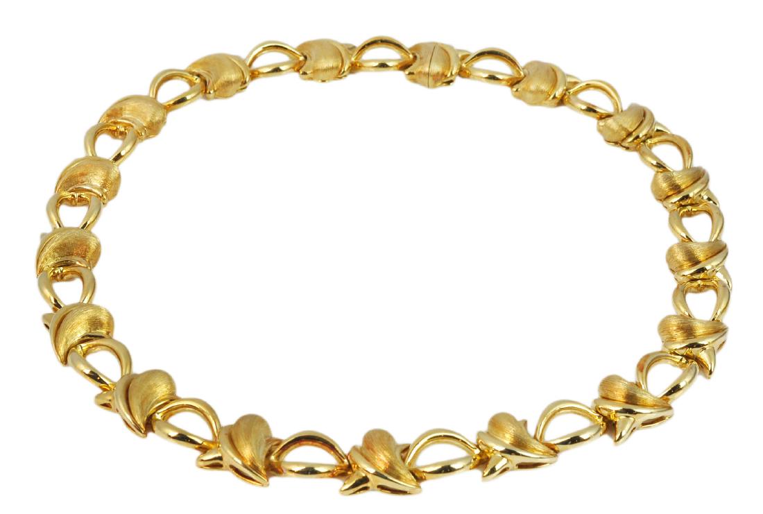 Henry Dunay 18kt Yellow Gold Choker / Necklace (1 of 5)