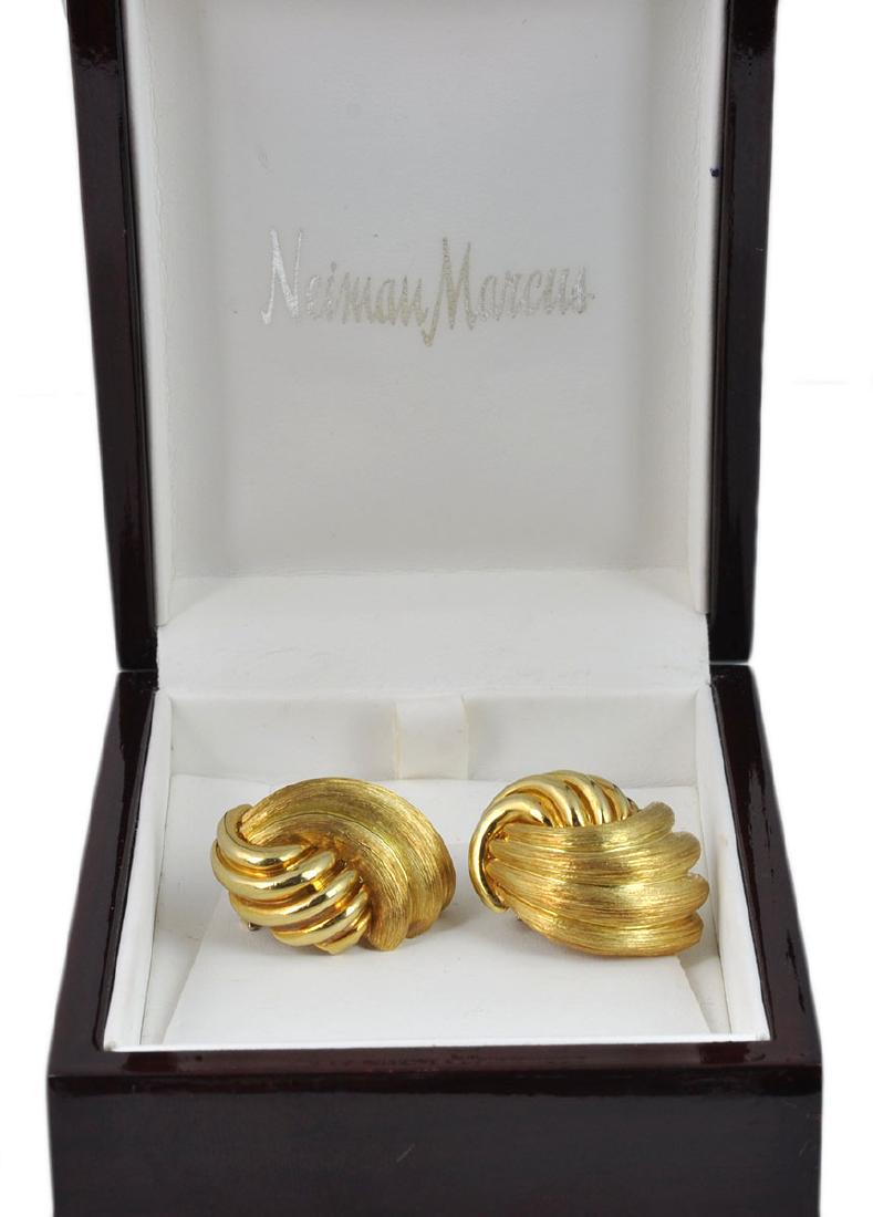 Henry Dunay 18kt Yellow Gold Earrings (1 of 7)