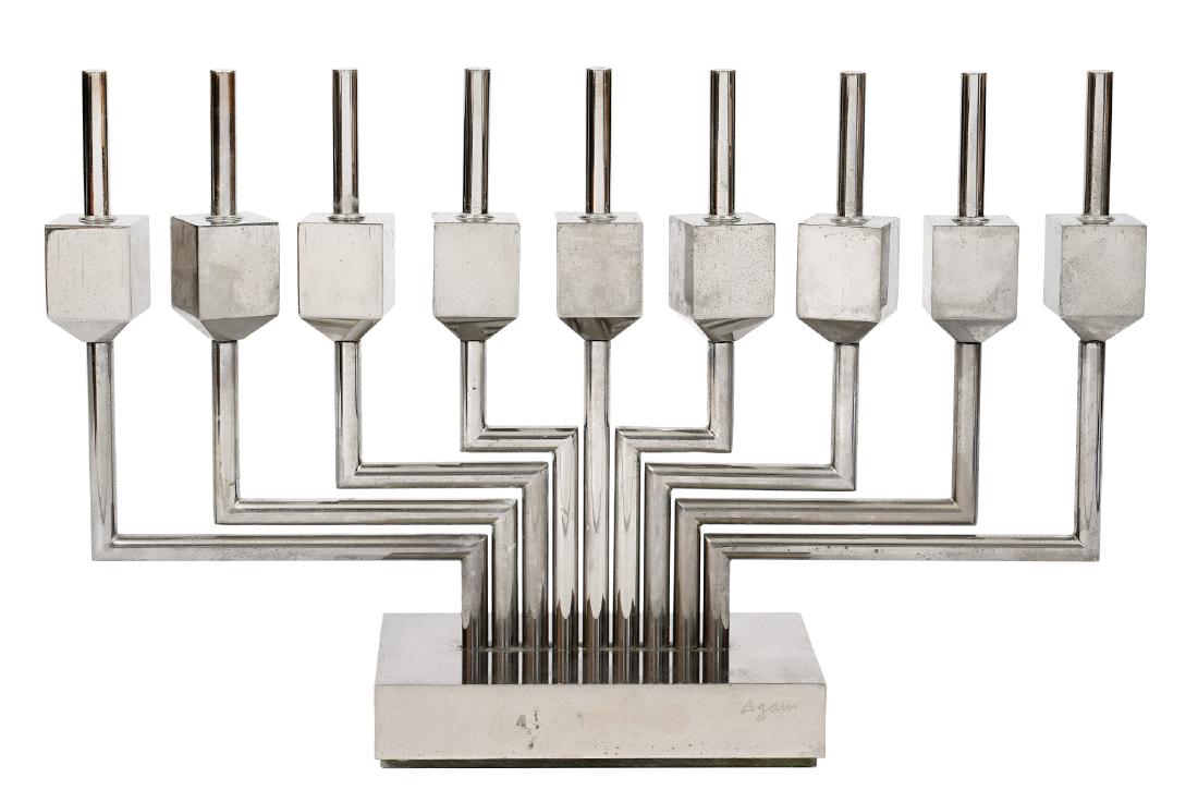 Yaacov Agam Candelabragram Sculpture (1 of 16)