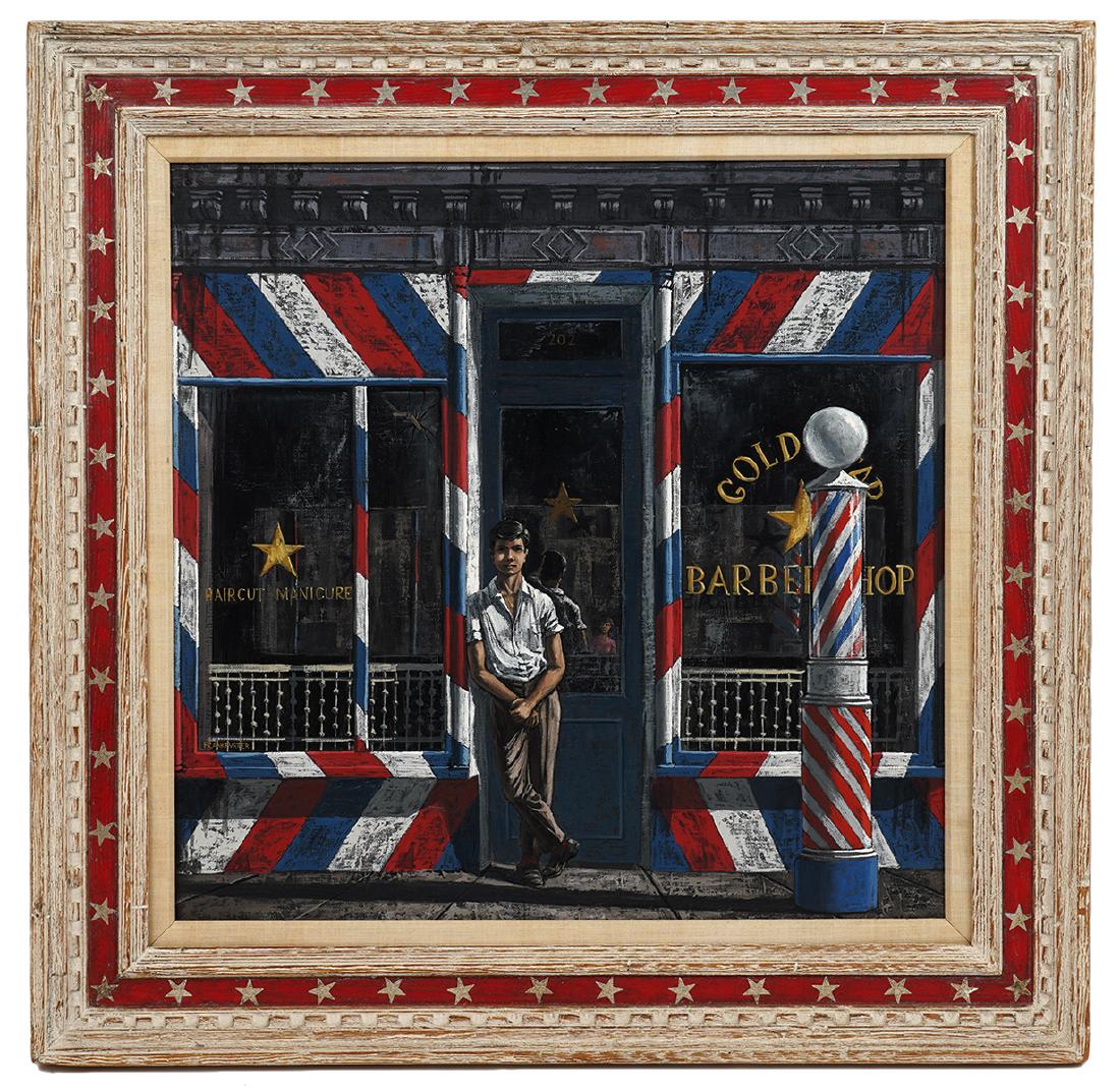Jack Frankfurter 'Americana' Oil Painting (1 of 7)