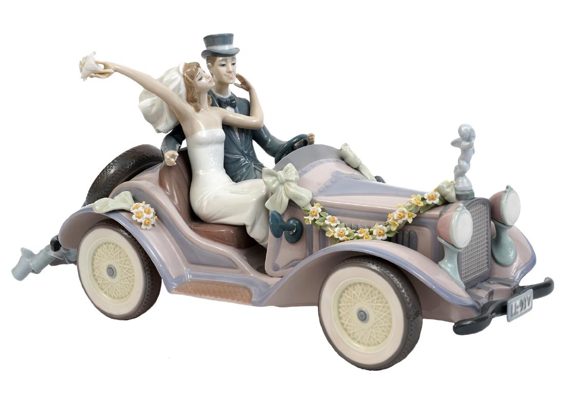 Lladro Rare Retired Honeymoon Car (1 of 9)