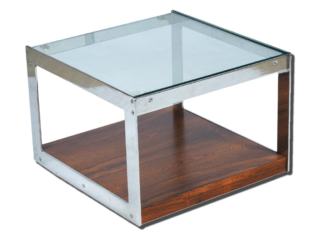 Rosewood Side Table Style of Milo Baughman (1 of 6)