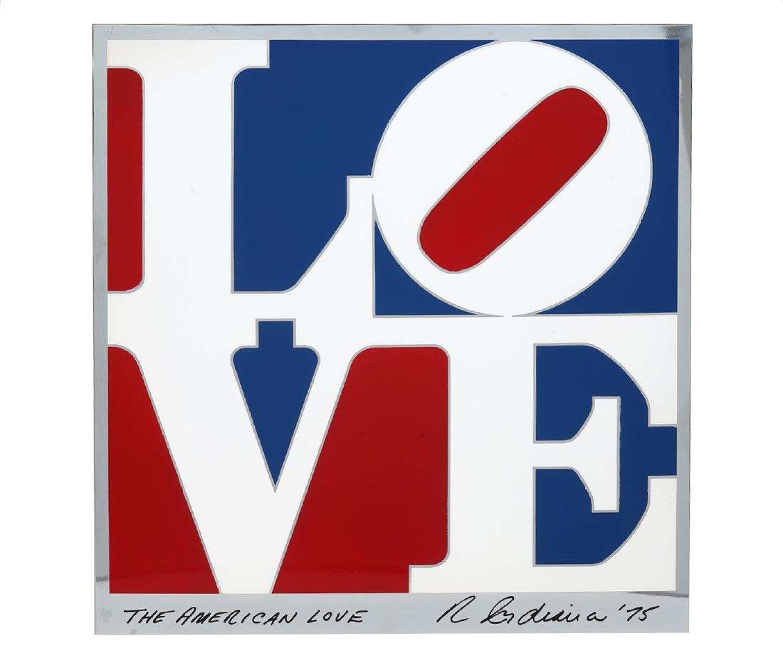 Robert Indiana 'American Love' Enamel on Aluminum (1 of 5)