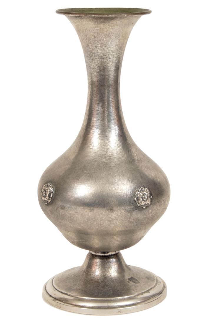 Buccellati Italian 800 Silver Vase (1 of 6)