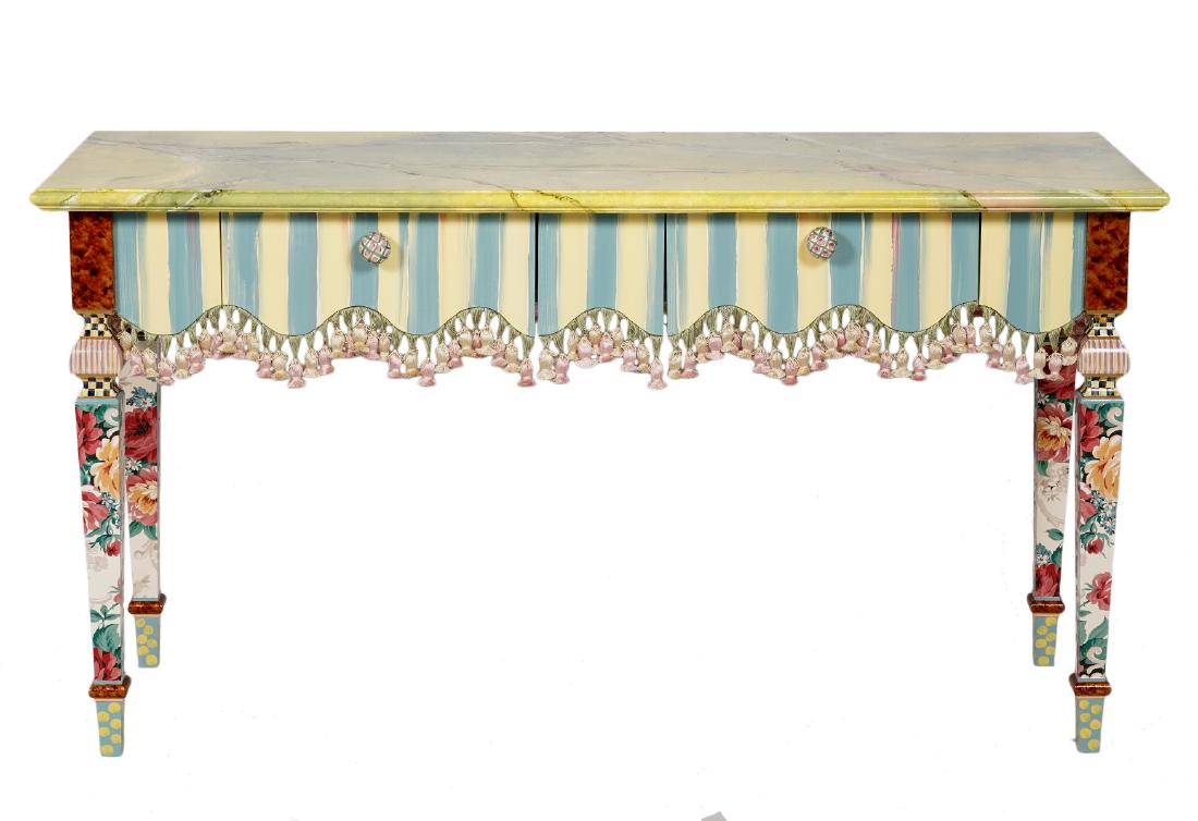 LARGE MacKenzie Childs Console Table (1 of 6)