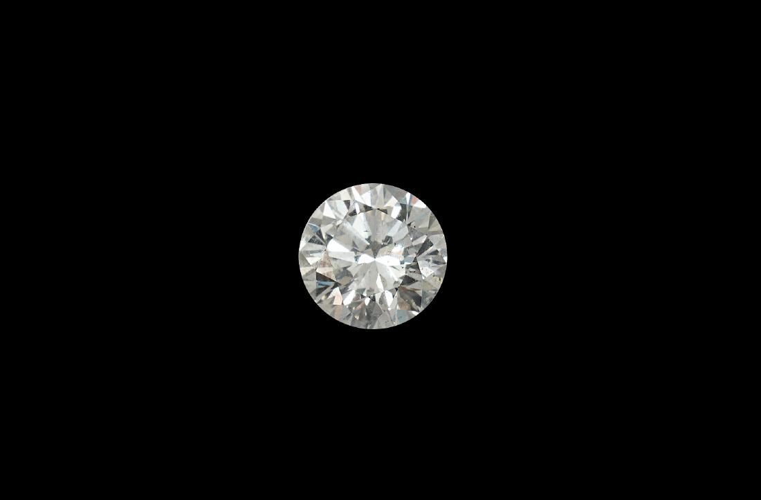 GIA Certified 2.2 Carat Round Diamond I Color Si1 (1 of 5)