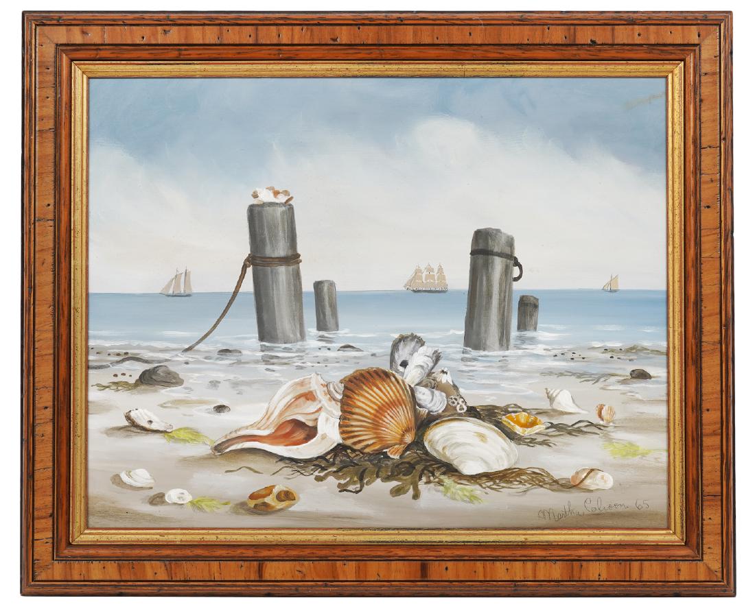 Martha Cahoon 'Sea Shells at Low Tide' O/B (1 of 7)
