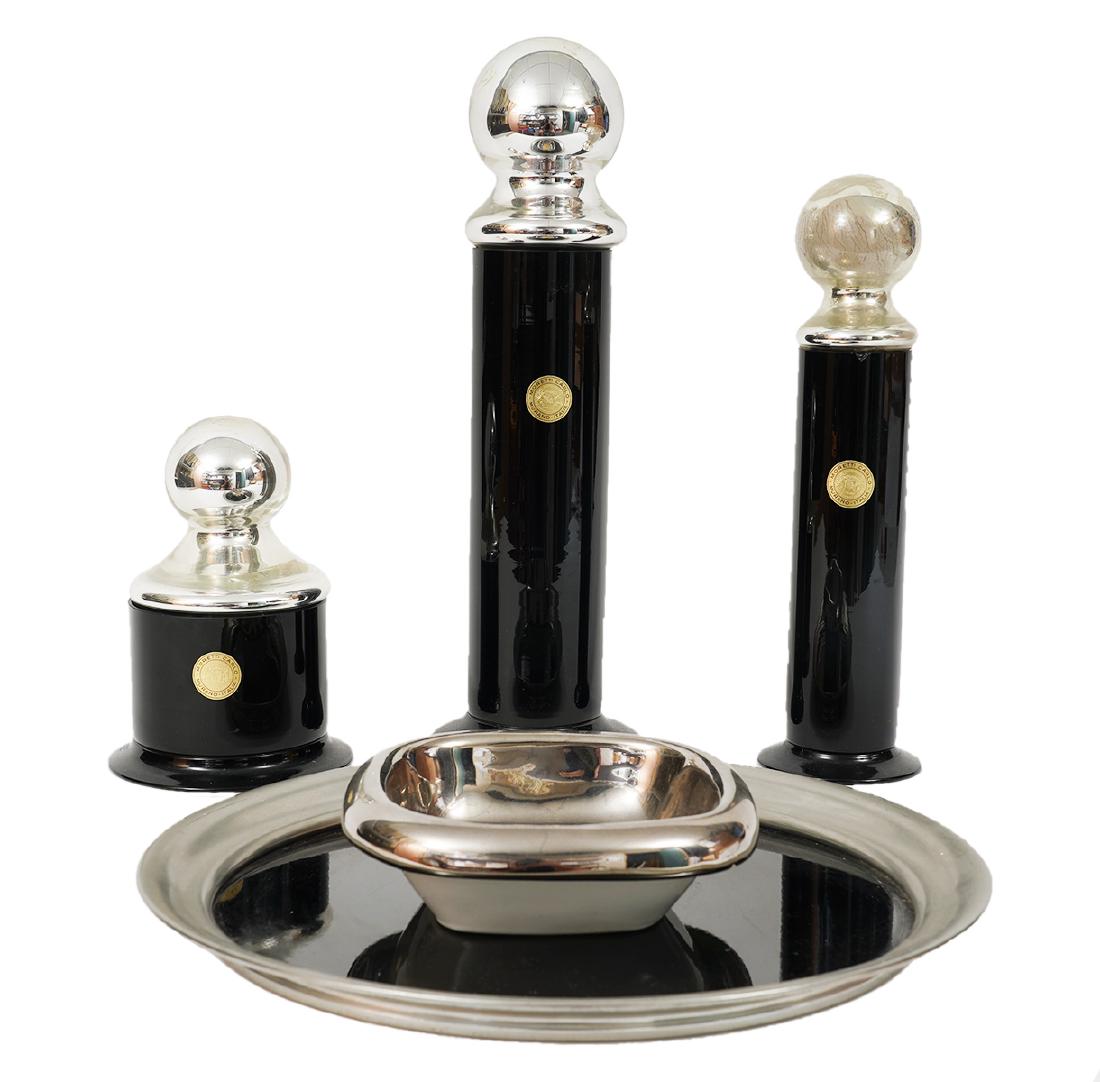 Carlo Moretti Murano Glass 5 Pc. Bar Set (1 of 15)