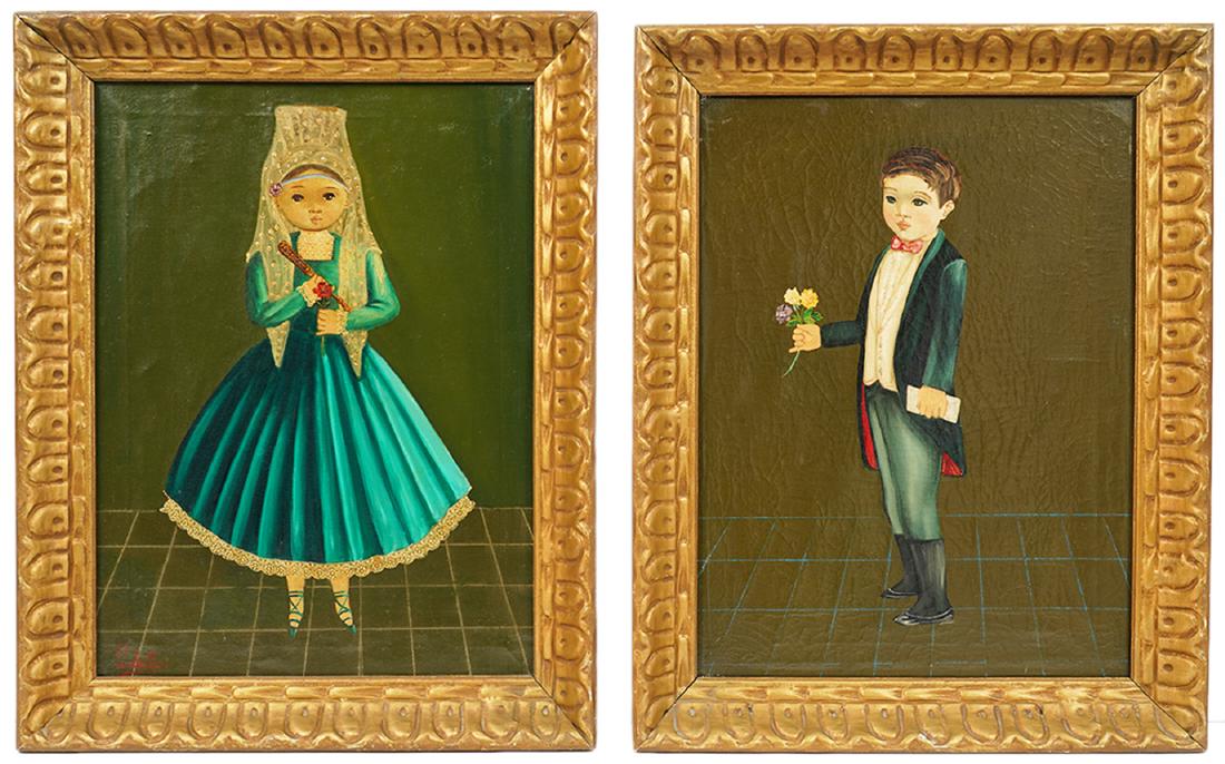 Pair of Agapito Labios Oil Paintings (1 of 17)