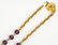 Chanel Pearl and Amethyst Gold Sautoire Necklace - 7