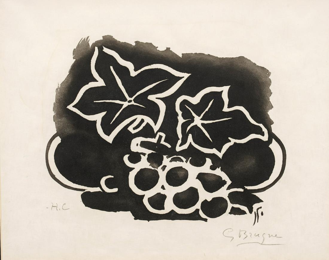Georges Braque 'FeuillesEt Raisins' Aquatint 1958 (1 of 5)