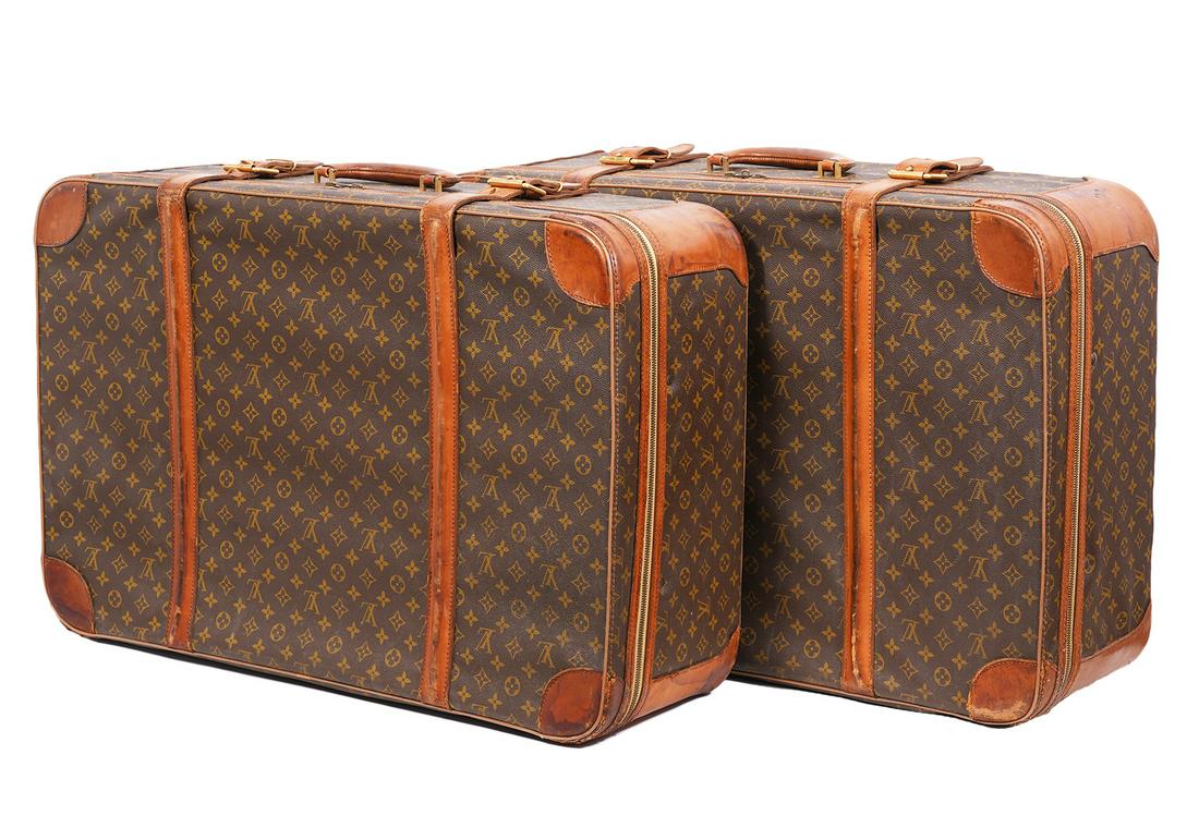 Pr. Louis Vuitton Monogram Large Vintage Suitcases (1 of 20)