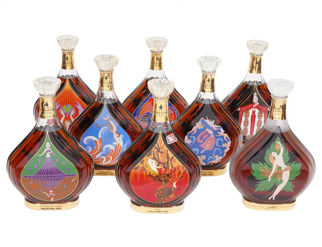 8 Erte Grande Champagne Cognac Bottles (1 of 19)