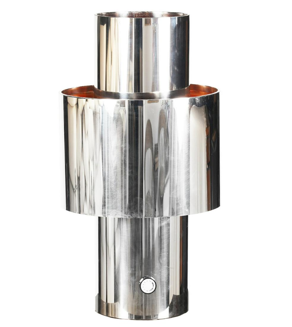 Willy Rizzo Mirrored Steel 'Love Lamp' (1 of 5)