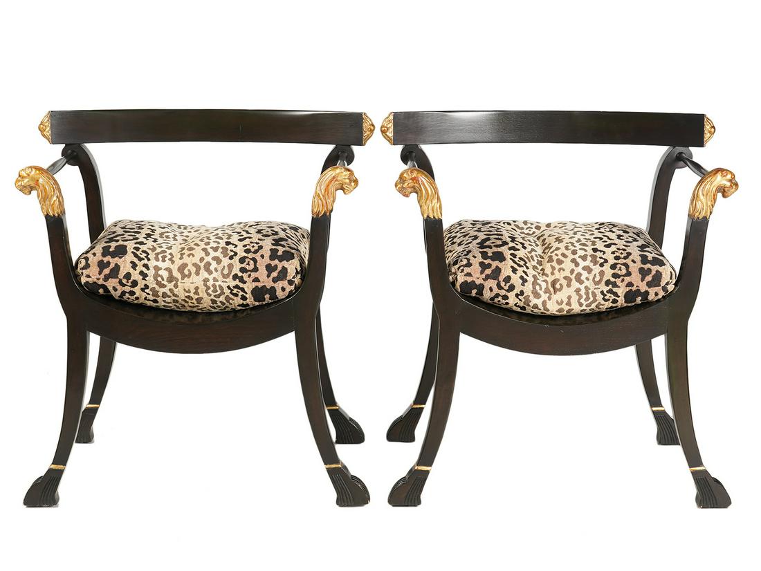 Pr. Michael Taylor Neo-Classical Arm Chairs (1 of 9)