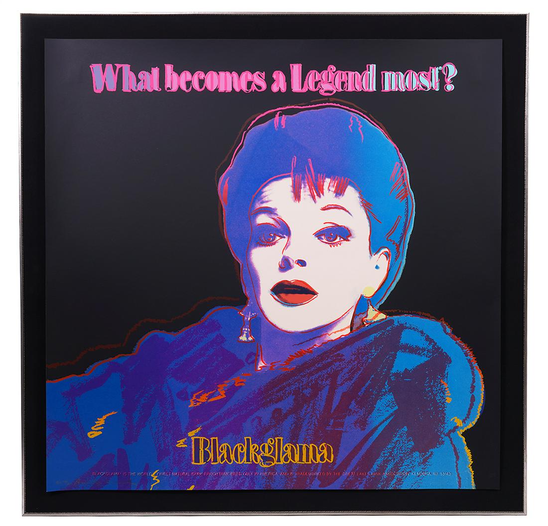 Andy Warhol 'Blackglama' Screenprint in Colors (1 of 11)
