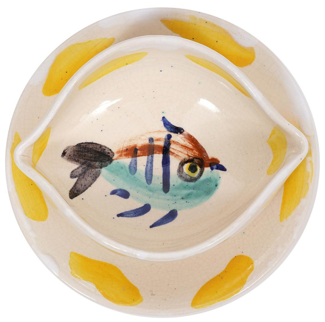 Picasso Sauce Boat From Terre de Faience Service (1 of 8)