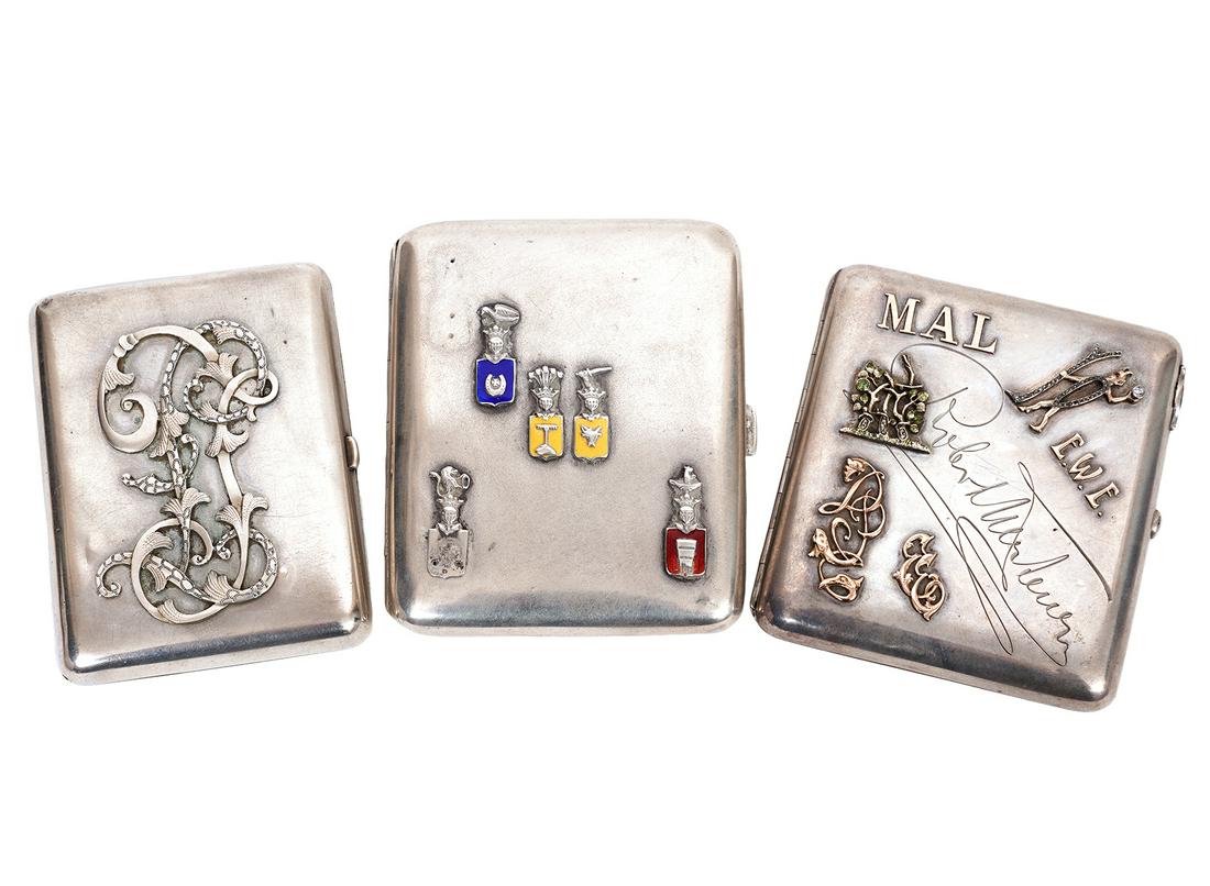 3 Continental Silver & Gold Decorative Boxes (1 of 20)