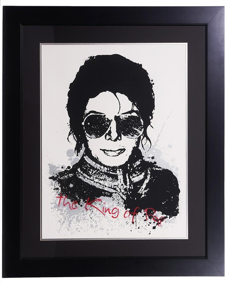 Mr. Brainwash 'King of Pop' Silkscreen (1 of 7)
