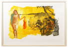 Eric Fischl Framed Aquatint Etching 'Rays'