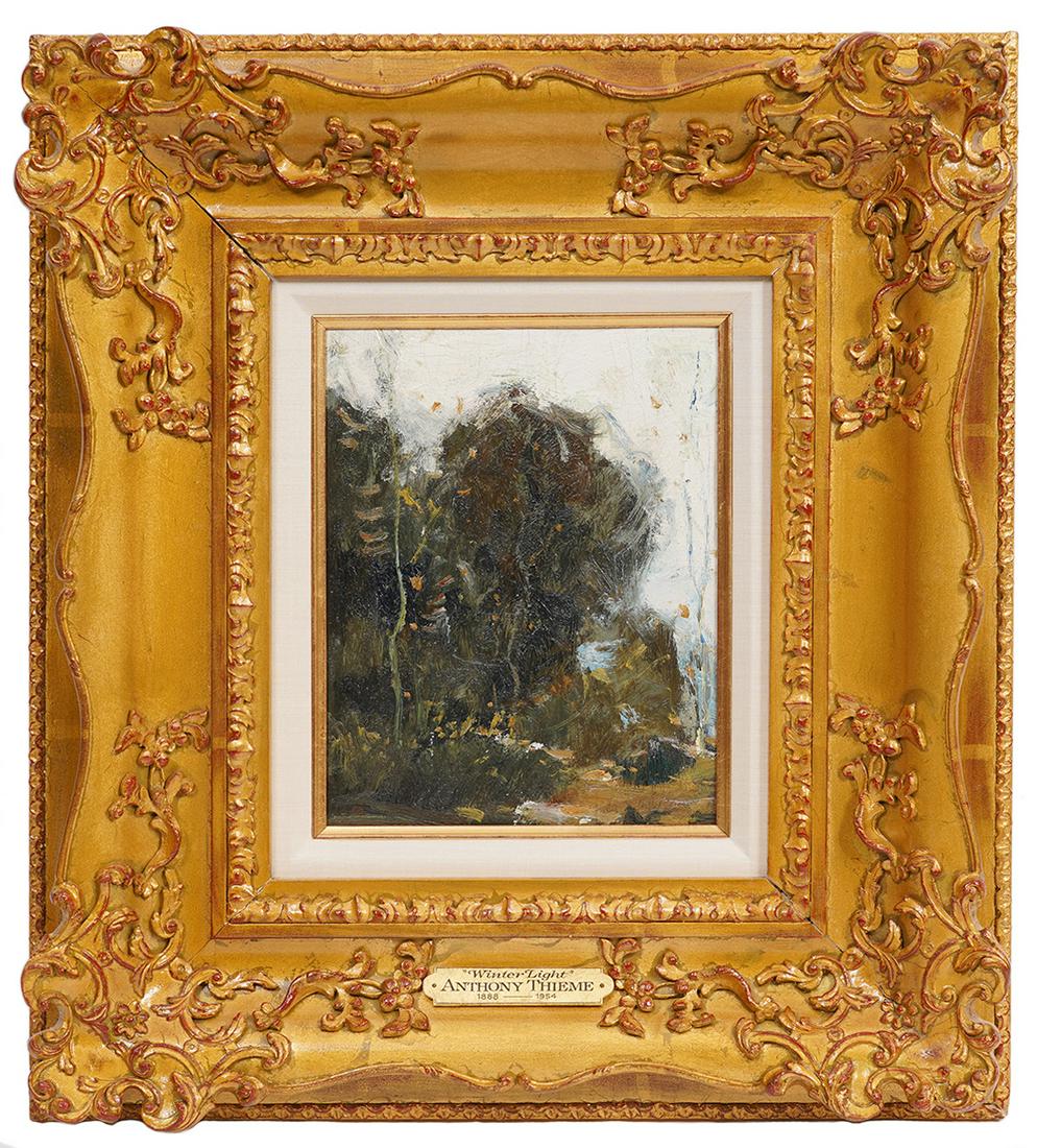 Anthony Thieme 'Winter Light' Oil on Board (1 of 11)