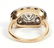 Art Deco 2ct Diamond & 14K Two Tone Gold Ring - 4