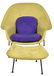 2 Knoll Womb Chairs & Ottomans - 14