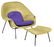 2 Knoll Womb Chairs & Ottomans - 2