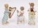 7 Meissen Girl Musicians 19/20th C. - 3