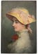 Small Signed American Oil Painting of Young Lady - 2