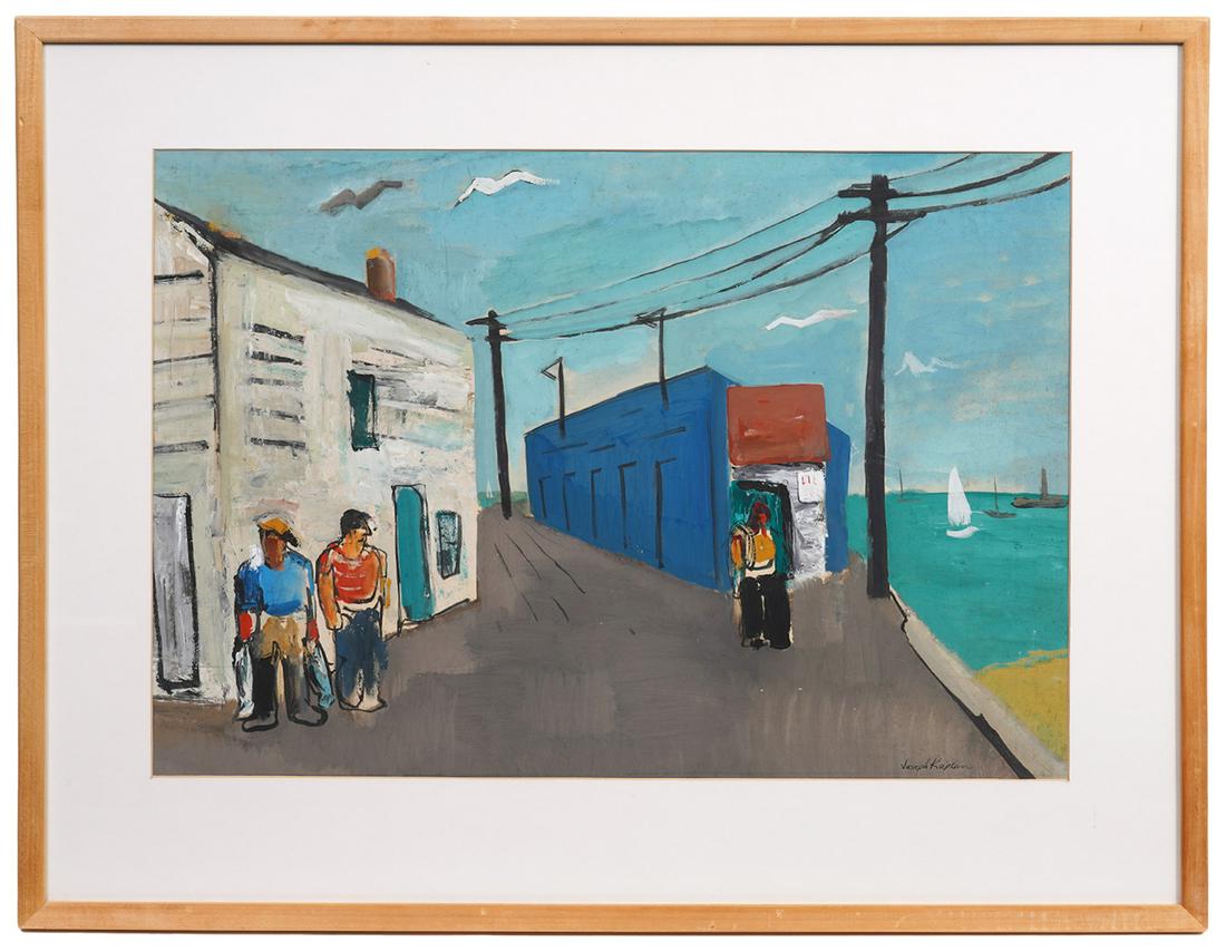 Joseph Kaplan 'Provincetown Waterfront' G/P (1 of 7)