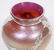 Iridescent Loetz Art Glase Vase w/ Silver Overlay - 5