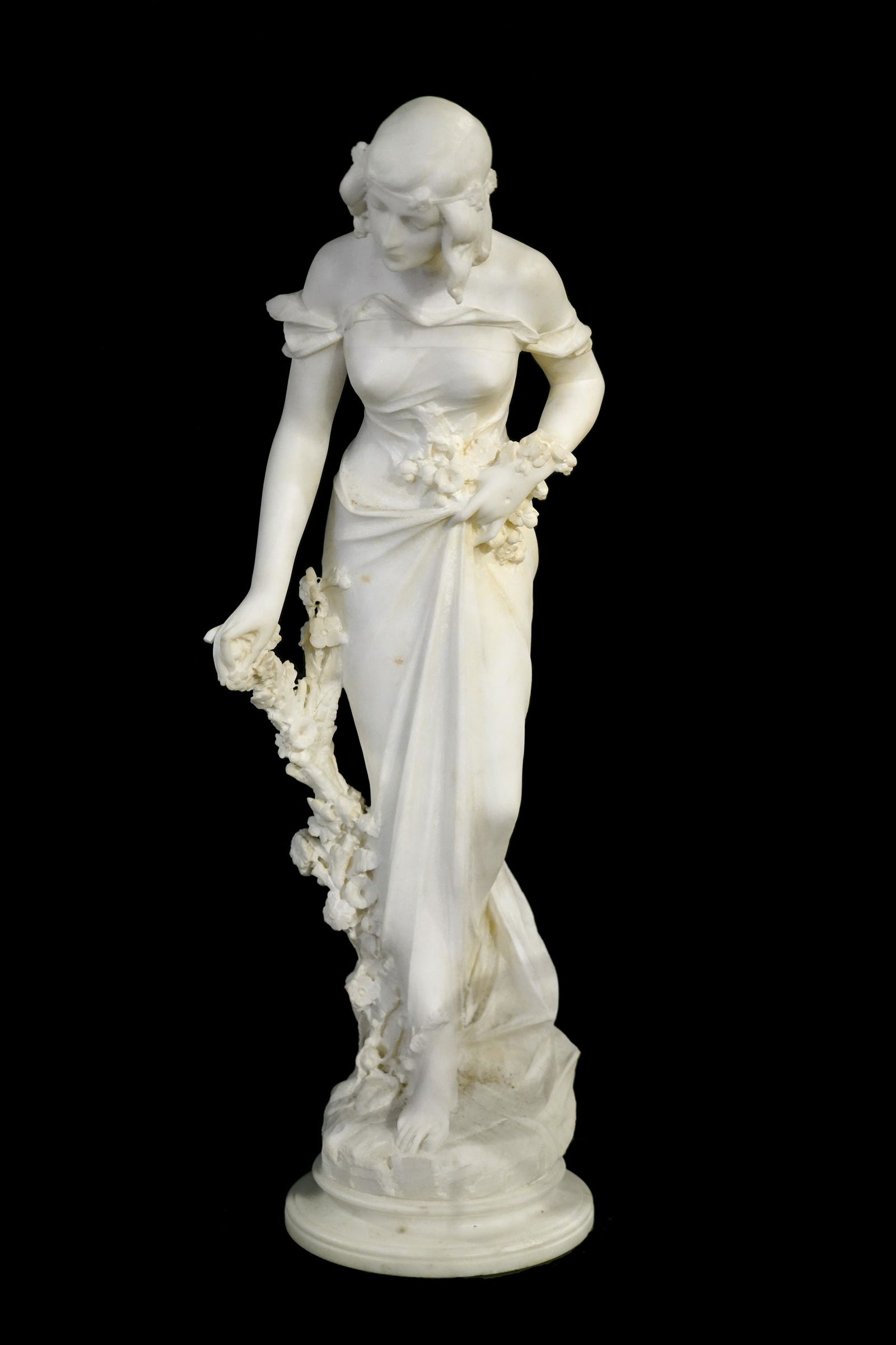 A. Batacchi 'Spring' Italian Marble Statue (1 of 13)