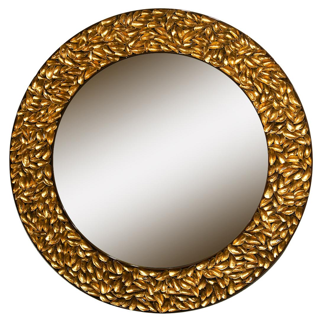 Thomas Boog Round Mussel Seashell Mirror (1 of 7)