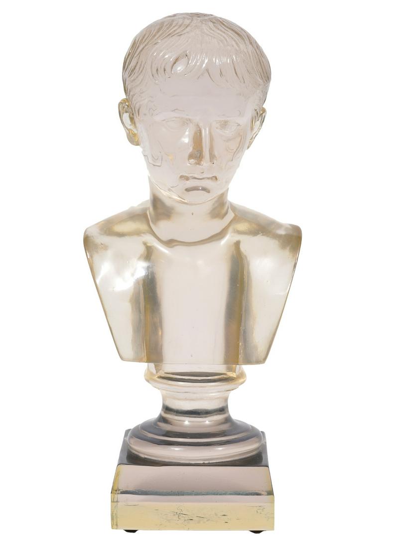 Dorothy Thorpe Clear Resin Male Bust (1 of 8)
