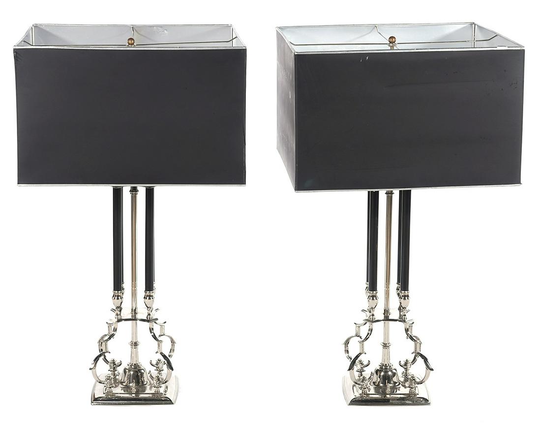 Pr. Hollywood Regency Lamps Style of Parzinger (1 of 6)