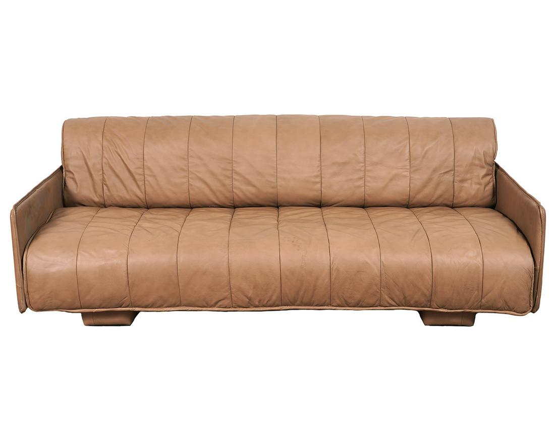 DeSede Sofa Bed in Caramel Leather (1 of 7)