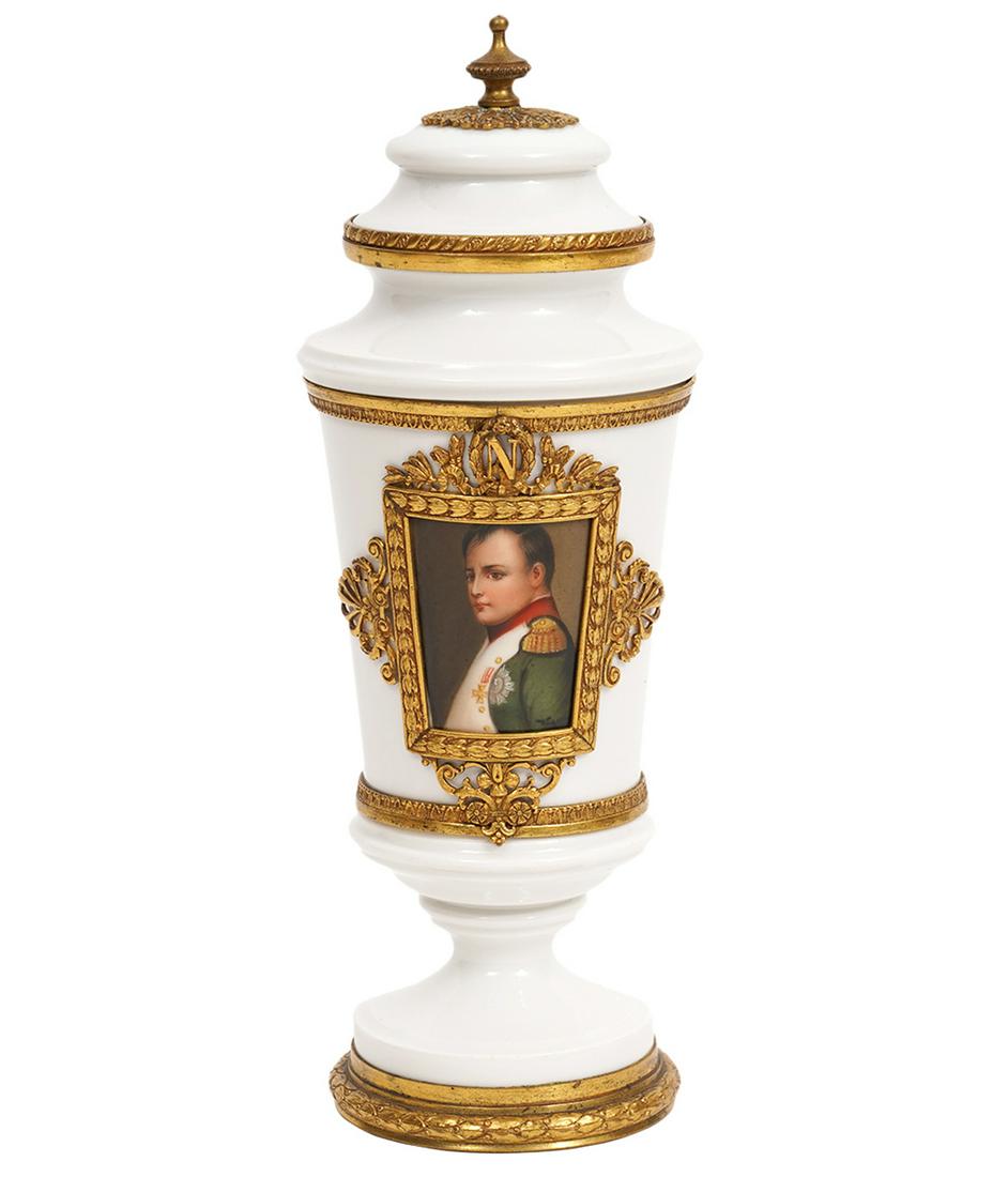 Napoleon Gilt Bronze Mounted Lidded Urn (1 of 7)