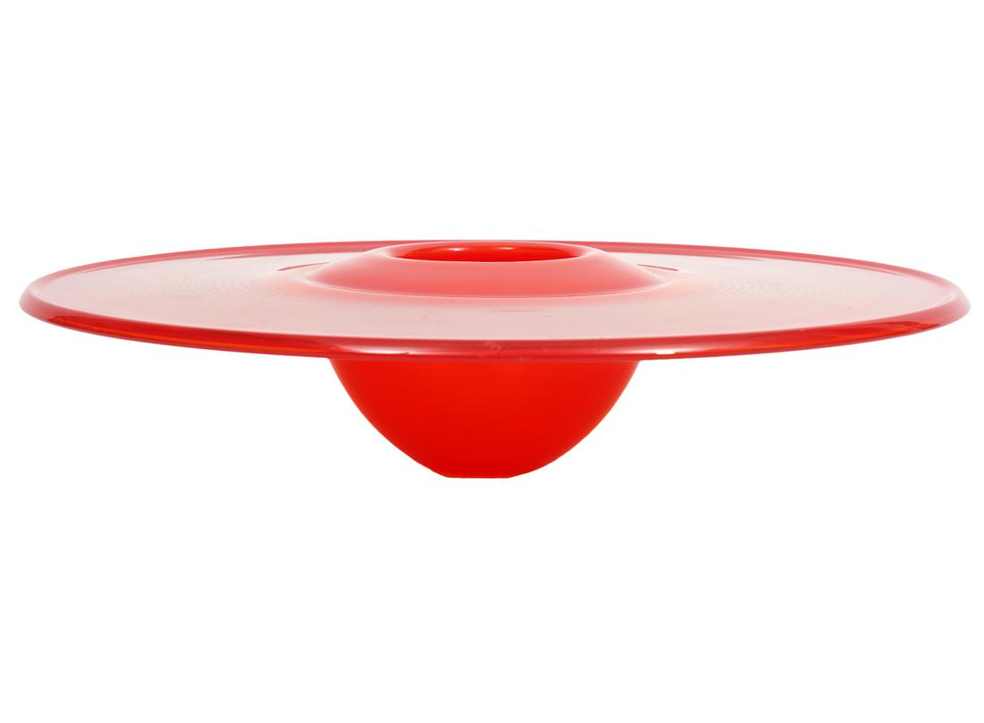 Benjamin Moore 'Selenium Red' Art Glass (1 of 6)