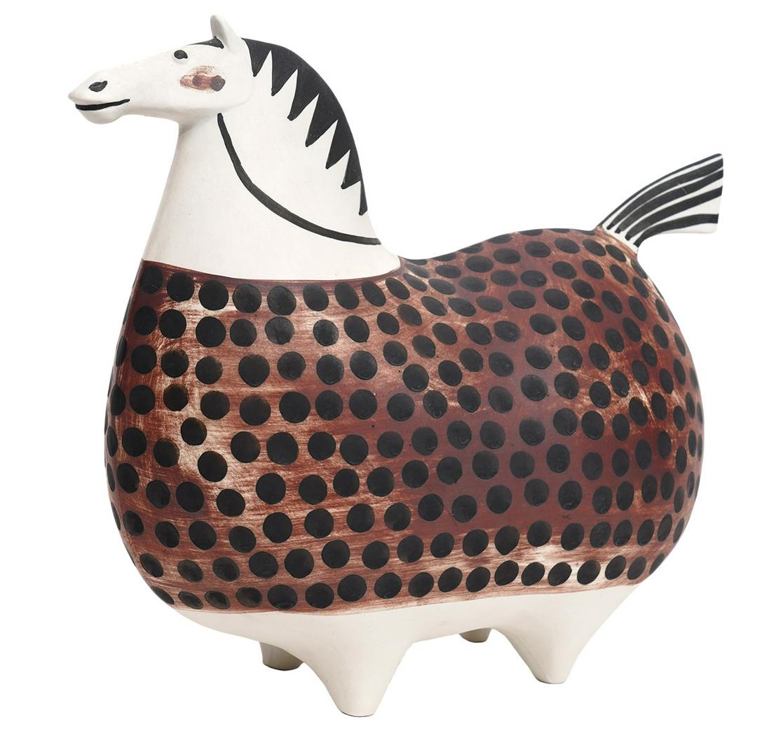 Stig Lindberg 'Springer' Stoneware Horse (1 of 7)