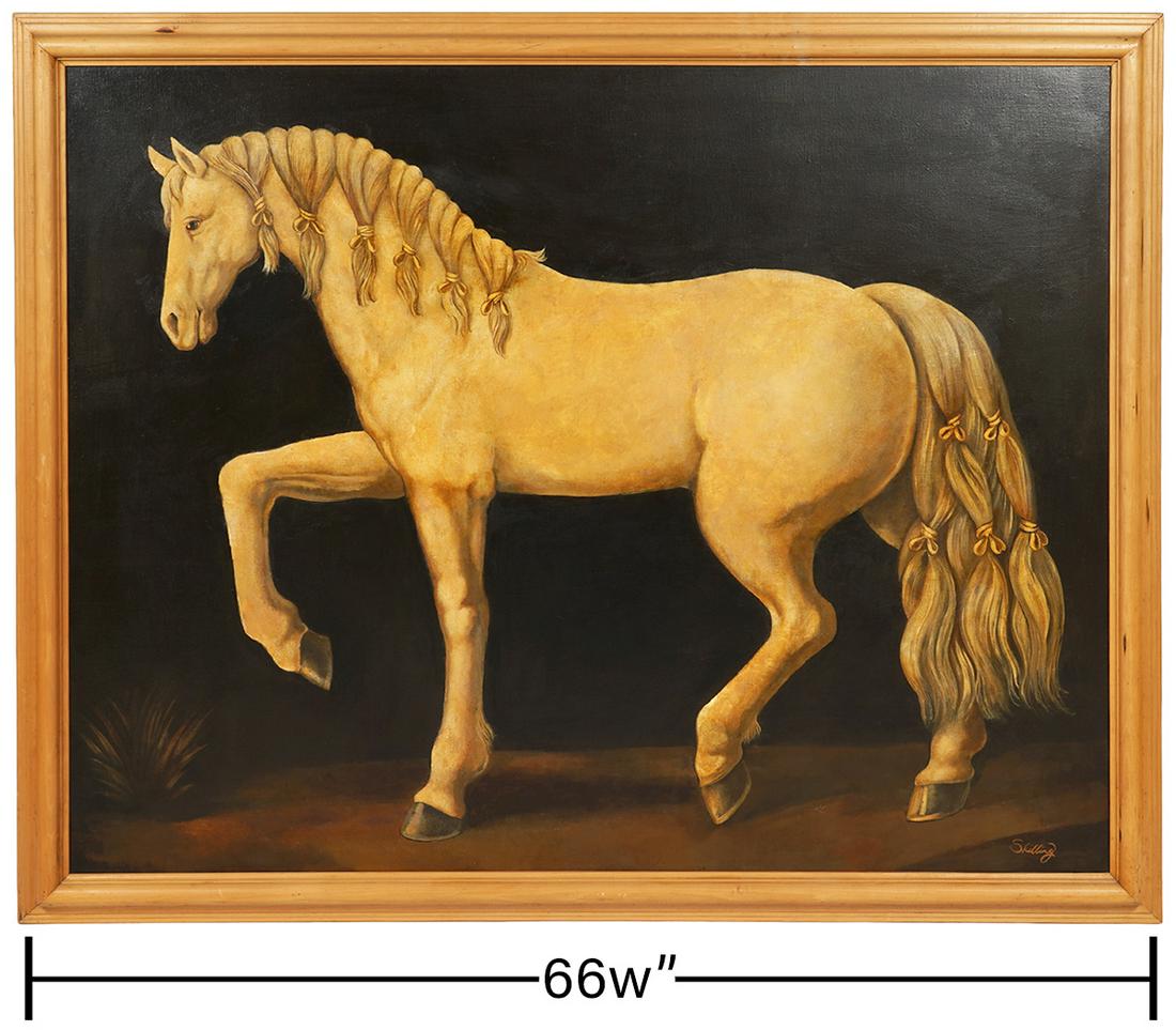 William Skillings 'Lipizzano Horse' O/C (1 of 6)
